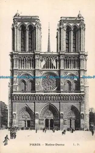 R086612 Paris. Notre Dame. L.D