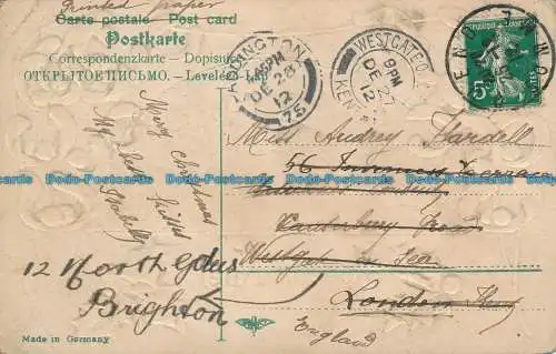 R087288 Frohe Weihnachten. 1912