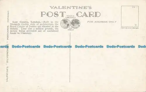 R085662 Gerichte. Fleet Street. London. Valentinstag. Silber. Nr. 209362