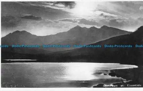 R086140 Snowdon bei Eventide. C.R. Thompson. Jagt echte Fotobearbeitung