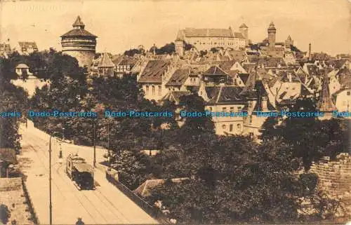 R086647 Nürnberg. Panorama vom Hallertor. A. Zemsch. Nein. 5