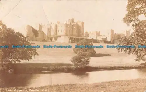 R087308 9404. Alnwick Castle. C.N. UVP. Photochrom