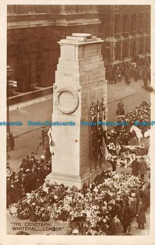 R086164 Das Kenotaph. Whitehall. London. RP. 1929