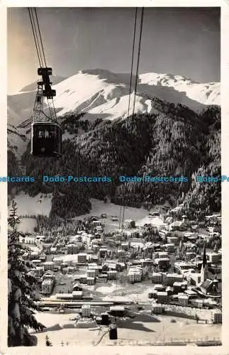 R087326 Davos. Luftseilbahn Davos. Ischalp. P. Faiss