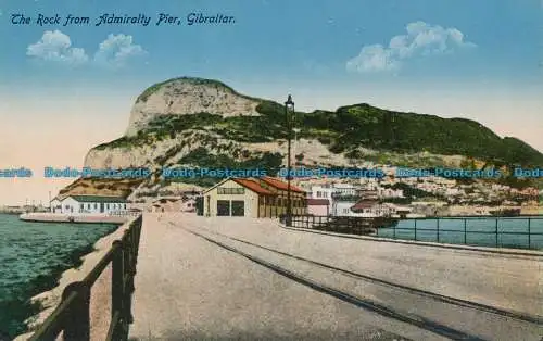 R087333 Der Felsen vom Admiralty Pier. Gibraltar. Benzaquen