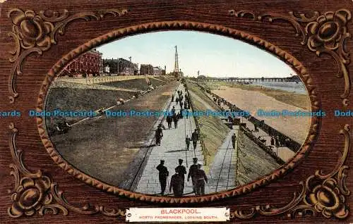 R086697 Blackpool. Nordpromenaden. Blick nach Süden. Die Milton Elite Glasurette Se