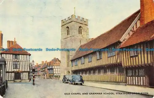 R087368 Gildenkapelle und Gymnasium. Stratford upon Avon. Lachs. 1955