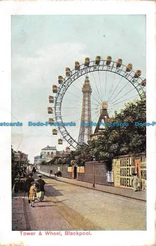 R086215 Turm und Rad. Blackpool