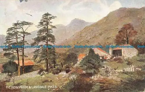 R086241 Pie How Farm und Langdale Pikes. S. Hildesheimer. Nein. 13. 1906