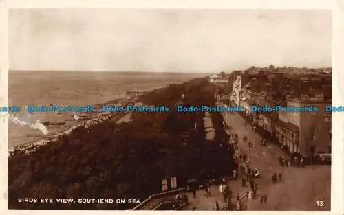 R086743 Vogelperspektive. Southend on Sea. RP. 1926