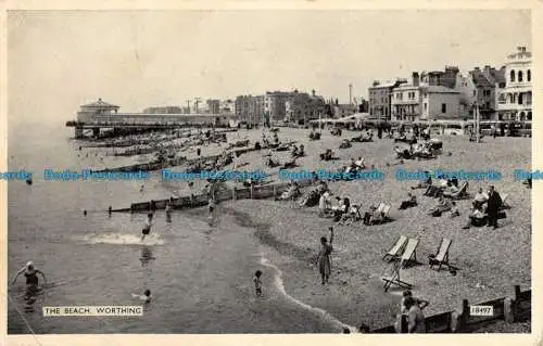 R087398 Der Strand. Worthing. Lachs. 1960