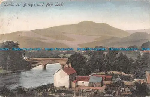 R086249 Callander Bridge und Ben Ledi. Friths Serie. 1905