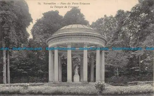 R086291 Versailles. Parc du Petit Trianon. Der Tempel der Liebe. 1923