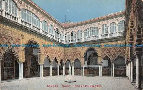 R088013 Sevilla. Auf der Suche. Hof der Mädchen. C.R S. 5 C