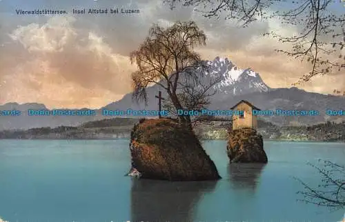 R087447 Vierwaldstattersee. Insel Altstadt bei Luzern. E. Goetz