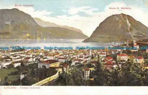 R086836 Lugano. Allgemeine Ansicht