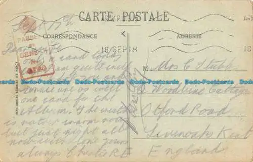 R087492 Rouen. Gesamtansicht zur Seine. Zusammen von Nancy. 1918