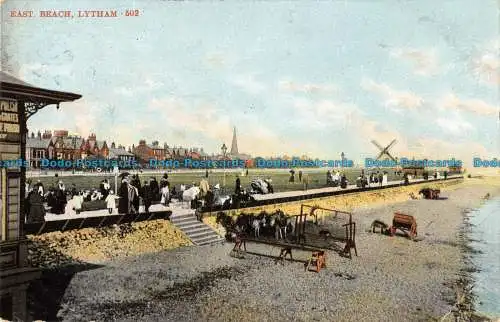 R086844 East Beach. Lytham. 502. 1905