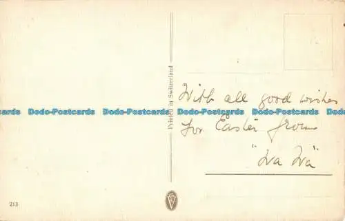 R086864 Blumen. Malerei. Postkarte