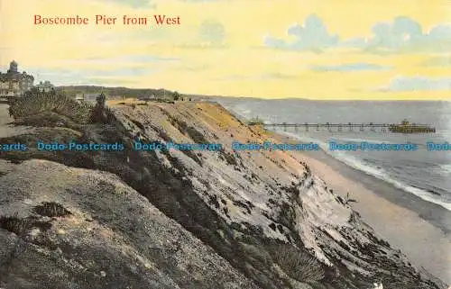 R086908 Boscombe Pier aus dem Westen. A.W. Stehen