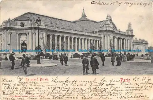 R087564 Der große Palast. Paris. Kunzli. 1902