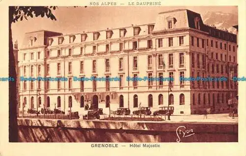 R086922 Unsere Alpen. Die Delphine. Grenoble. Hotel Majestic. Nein. 5. R. Girard