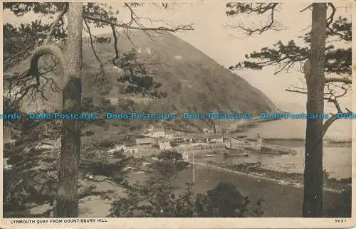 R086924 Lynmouth Quay von Countisbury Hill. Nr. 9621. 1931