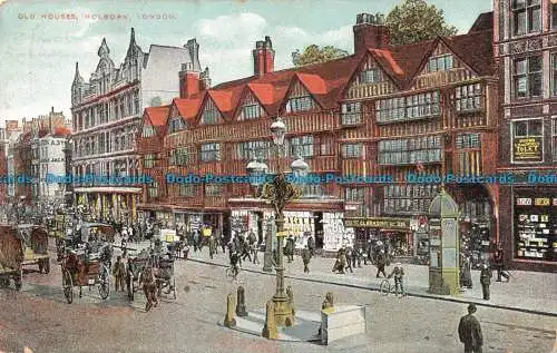 R088159 Alte Häuser. Holborn. London. 1906