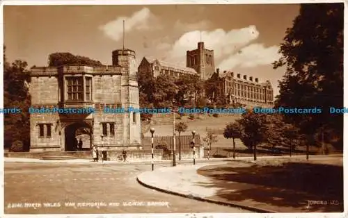 R088216 22141. Nordwales. War Memorial und U.C.N.W. Bangor. Richter. 1953