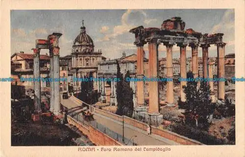 R088222 Rom. Forum Romanum aus dem Kapitol. STA