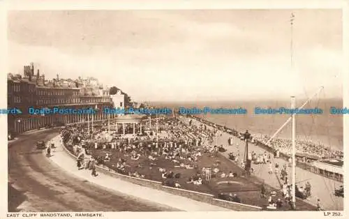 R087019 East Cliff Bandständer. Ramsgate. A.H. und S. Paragon Serie