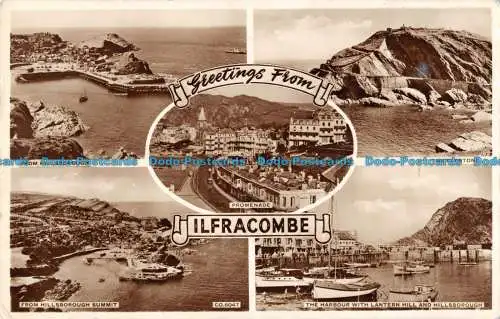 R088663 Ilfracombe. D. Konstanz. RP. 1954. Multi View