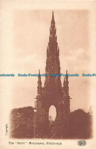 R087034 Das Scott Monument. Edinburgh. Britische Manufaktur