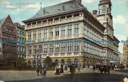 R088704 Antwerpen. LHotel de Ville. J. B. Verhoeven. Bill Hopkins Kollektion. Londo