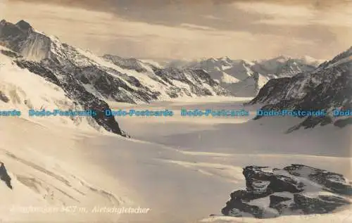 R087710 Jungfraujoch. Aletschgletscher. Sehild Bichael. 1922