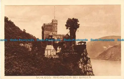 R087714 Schloss Rheinstein bei Bingen. Fotografieren. KTF