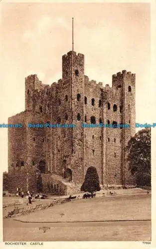 R088283 Rochester Castle. Photochrom