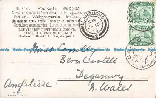 R087744 Tempel von Luzon. Nein. 3524. Nein. 5. Aegypten. 1904