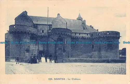 R087764 Nantes. Das Schloss. J. Nozais