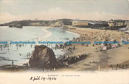 R088333 Biarritz. Der große Strand