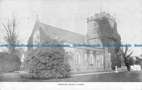 R088779 Warnham Church. Sussex. A.H. Homewoods Serie. 1904