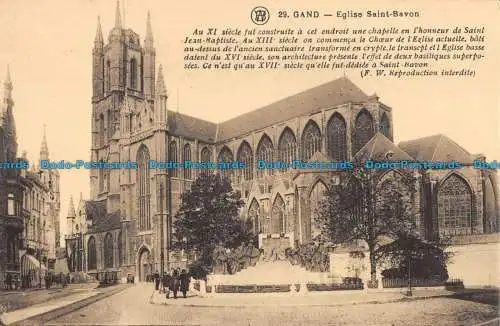 R087796 Gent. Kirche St. Bavon. F. Walschaerts