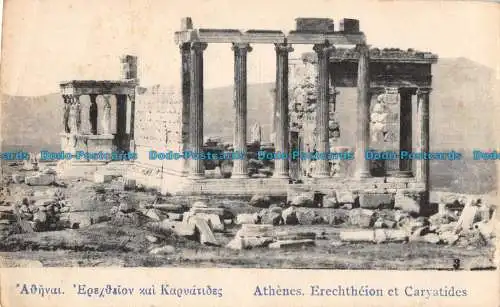 R087828 Athen. Erechtheion und Karyatiden