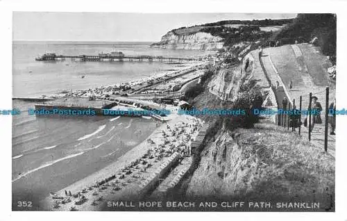 R088405 Small Hope Beach and Cliff Path. Shanklin