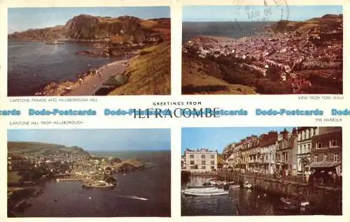 R088408 Ilfracombe. Jarrold. Cotman Farbe. 1957. Multi View