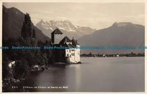 R087870 Chateau de Chillon et Dents du Midi. Georges Jaeger