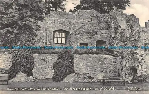 R088437 King Charles 1. Gefängnisfenster. Carisbrooke Castle. Isle of Wight. Gr. Pi