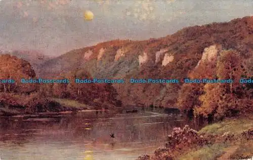 R088506 River Wye und die sieben Schwestern. A. von Breanski. Lachs