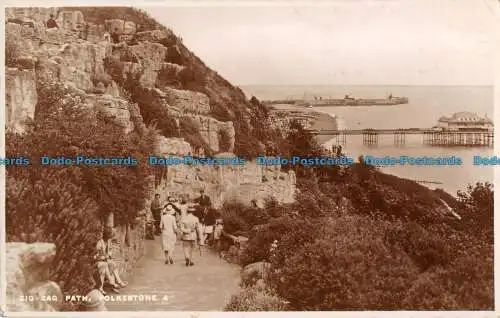 R088518 Zickzackpfad. Folkestone. Norman. RP. 1937