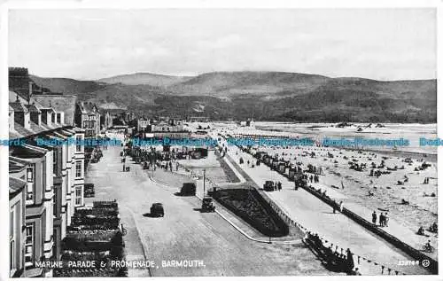 R088525 Marineparade und Promenade. Barmouth. Silber. Valentinstag. Die Minis